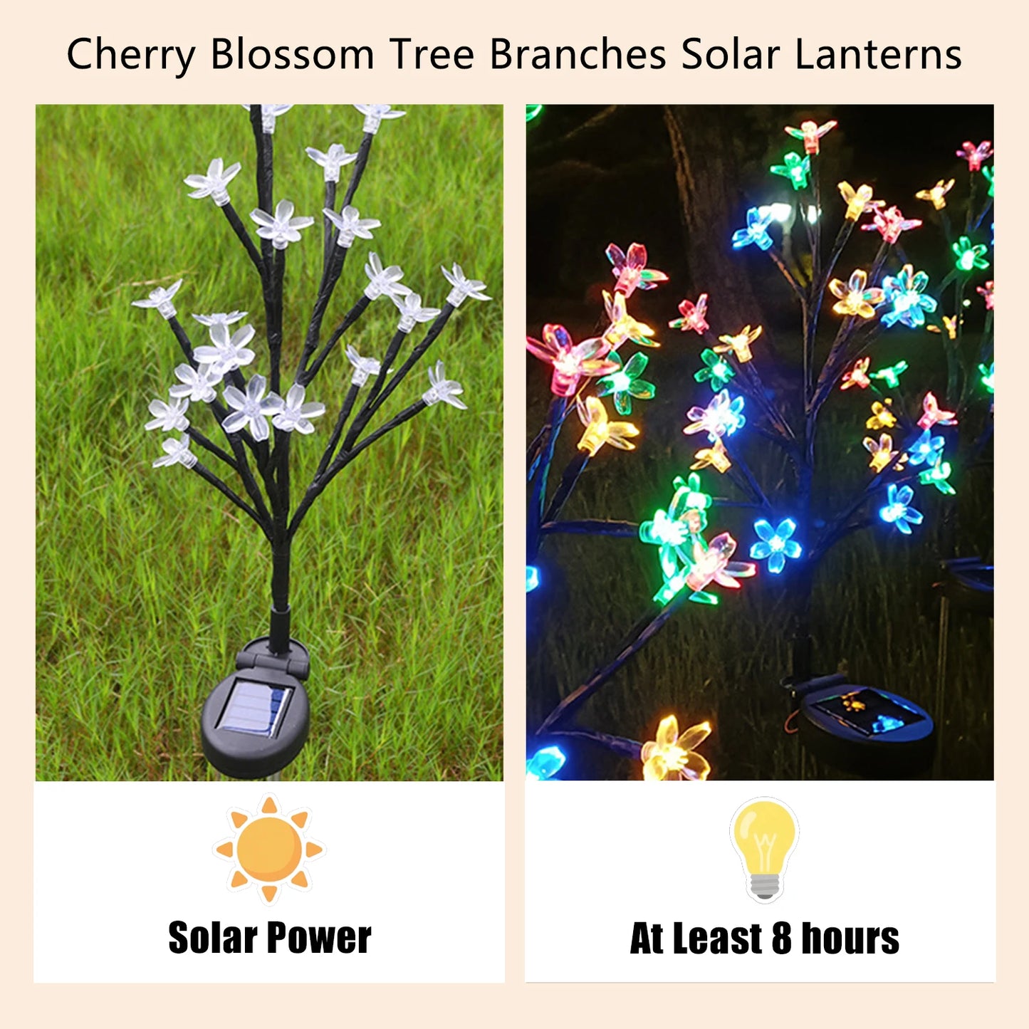 SolarBloom™ Cherry Blossom Lights