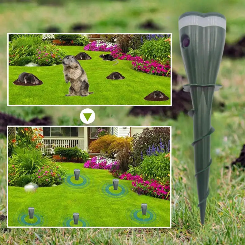 SolarGuard™ Screw-In Mole & Gopher Repeller