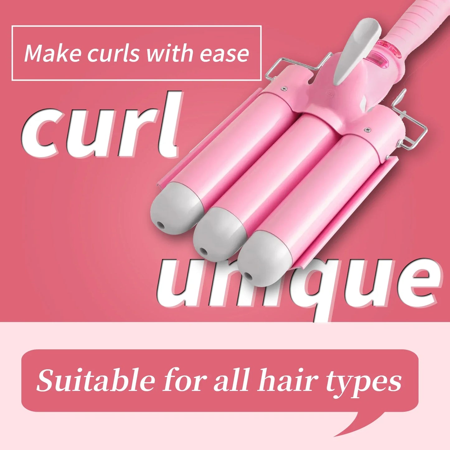 Curléa™ LCD Triple Barrel Curler