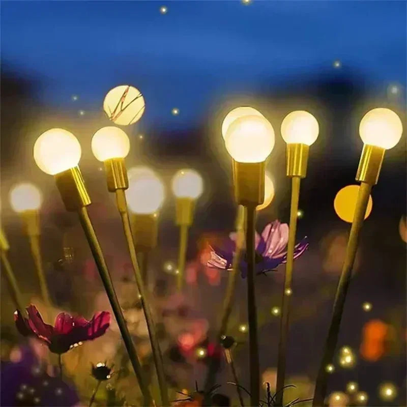 GlowDancer™ – 6 Head Firefly Solar Lights