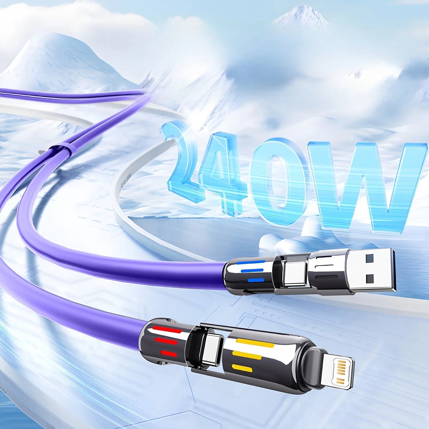 4 in 1 Charging Cable