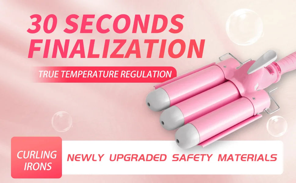 Curléa™ LCD Triple Barrel Curler