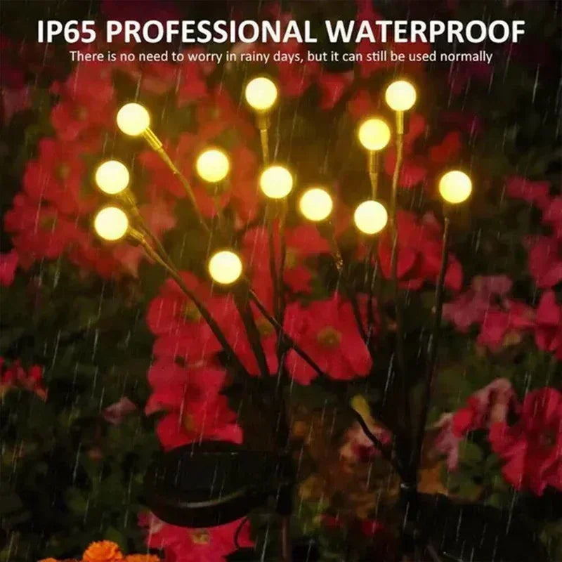GlowDancer™ – 6 Head Firefly Solar Lights