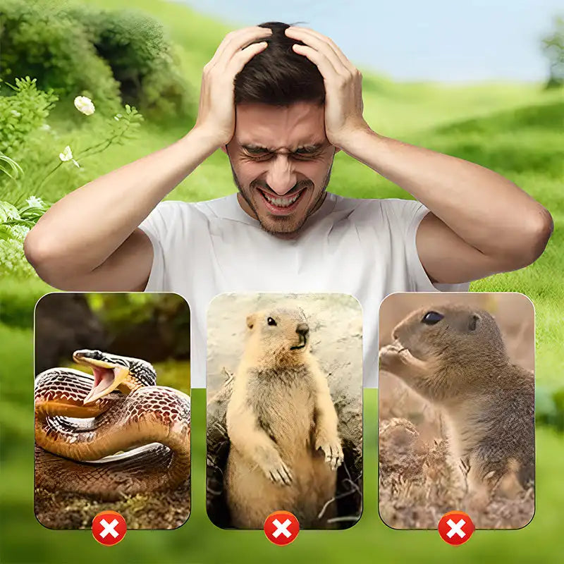 SolarGuard™ Screw-In Mole & Gopher Repeller