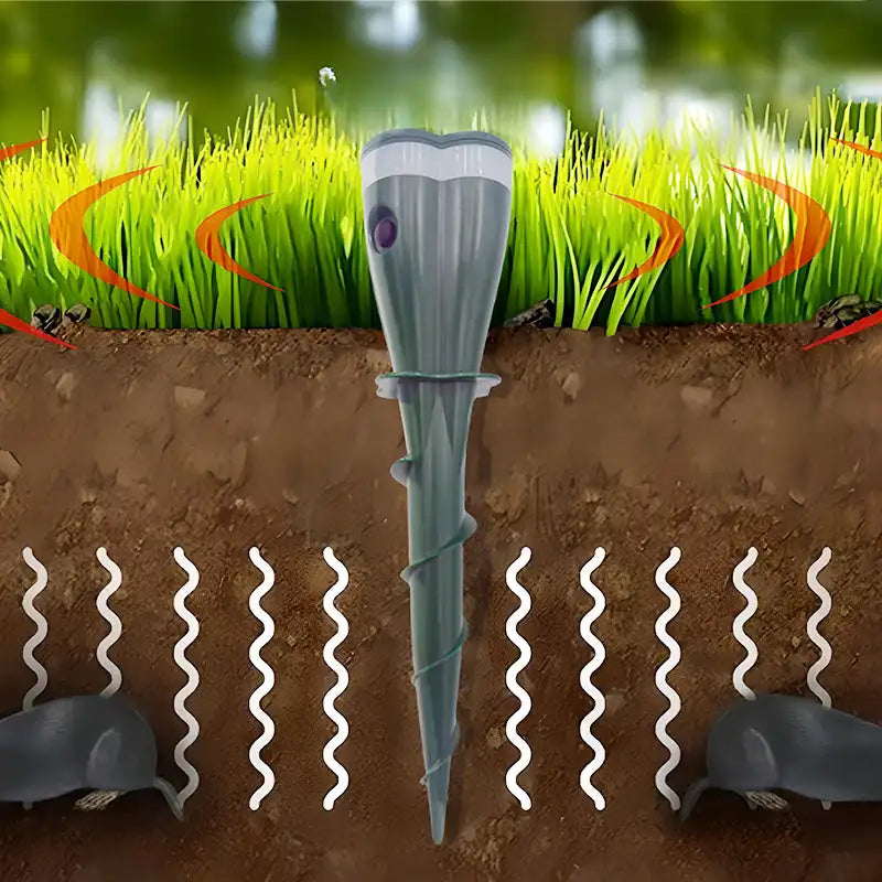SolarGuard™ Screw-In Mole & Gopher Repeller