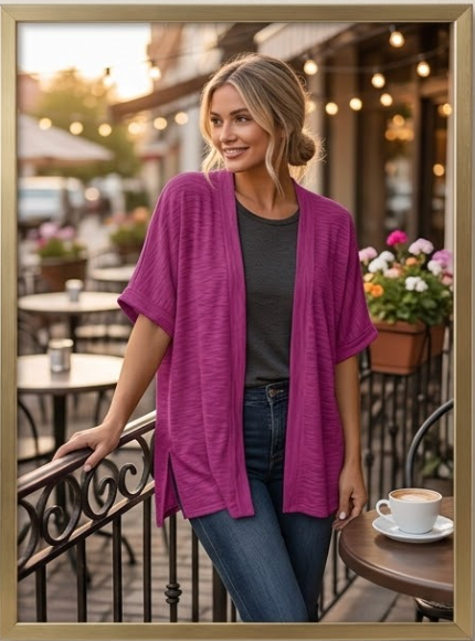 Berry Breeze™ Knit Flow Cardigan