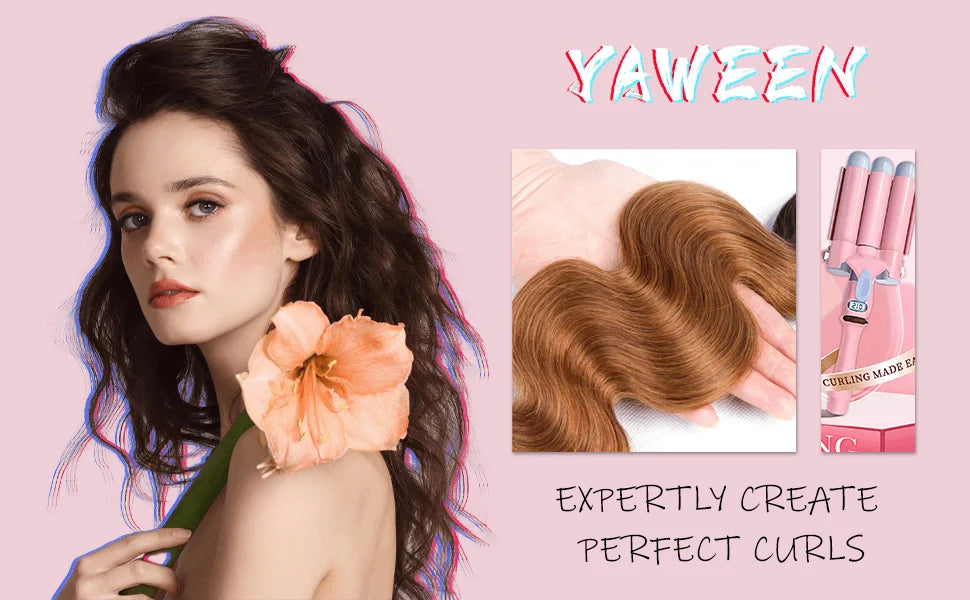Curléa™ LCD Triple Barrel Curler