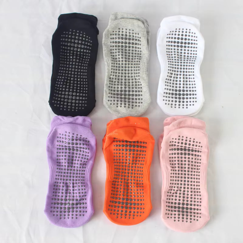 SilkHaven™ No-Slip Invisible Socks – 6 Pcs