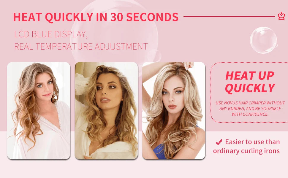 Curléa™ LCD Triple Barrel Curler