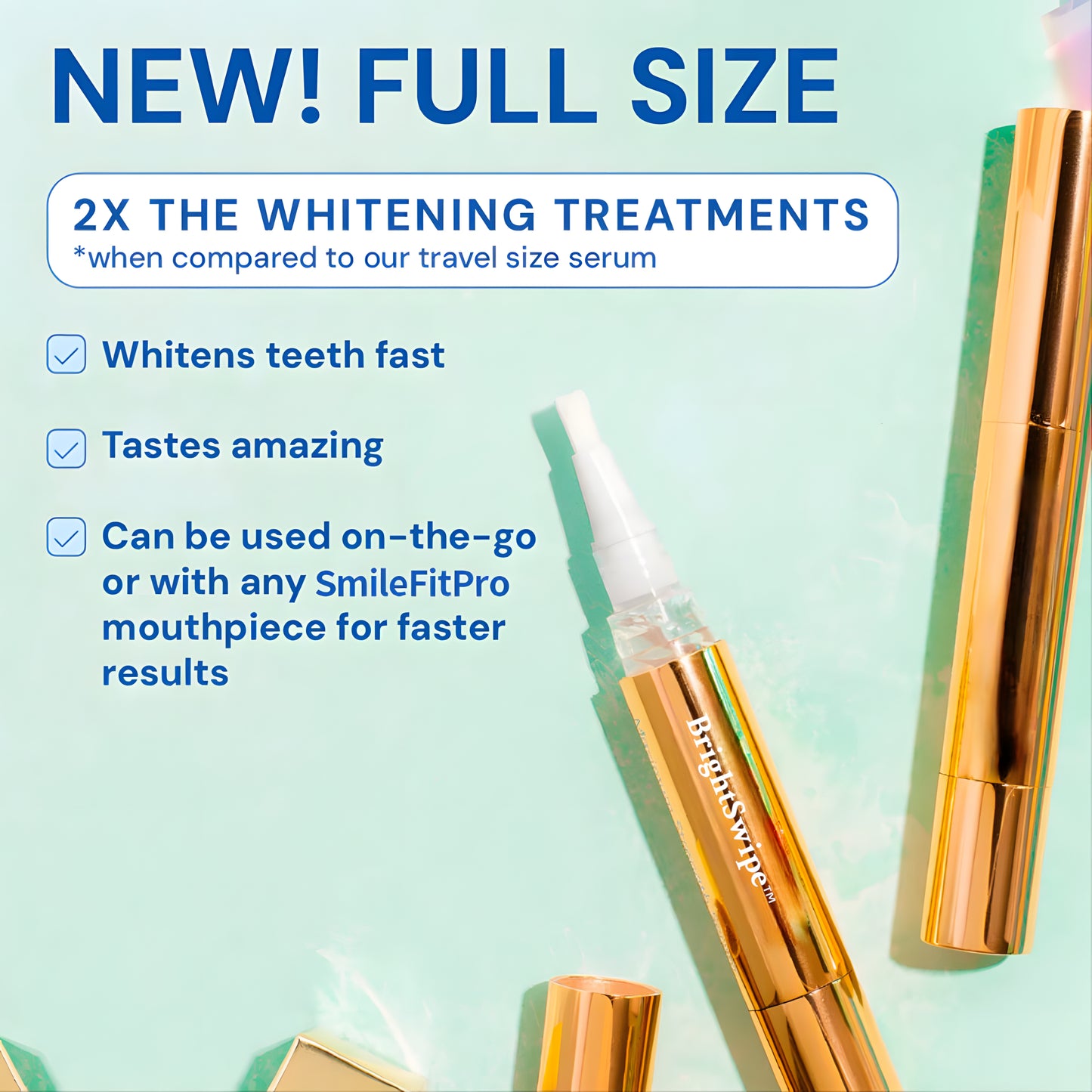 BrightSwipe™ Dual-Peroxide Formula & Xylitol