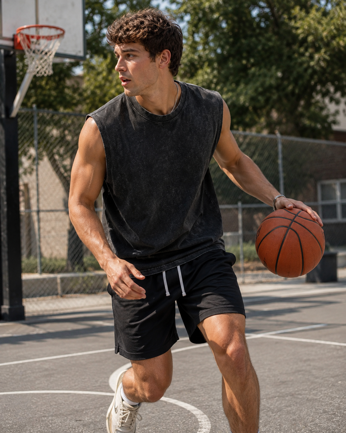 RetroWash Muscle Tee