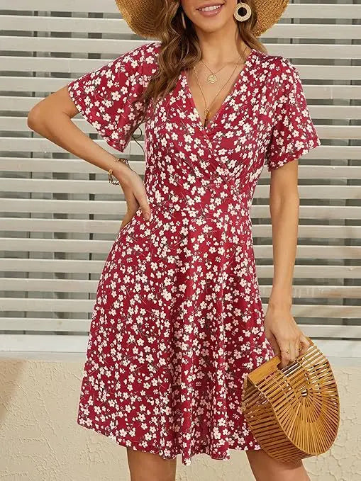 Elegant Wrap Dress