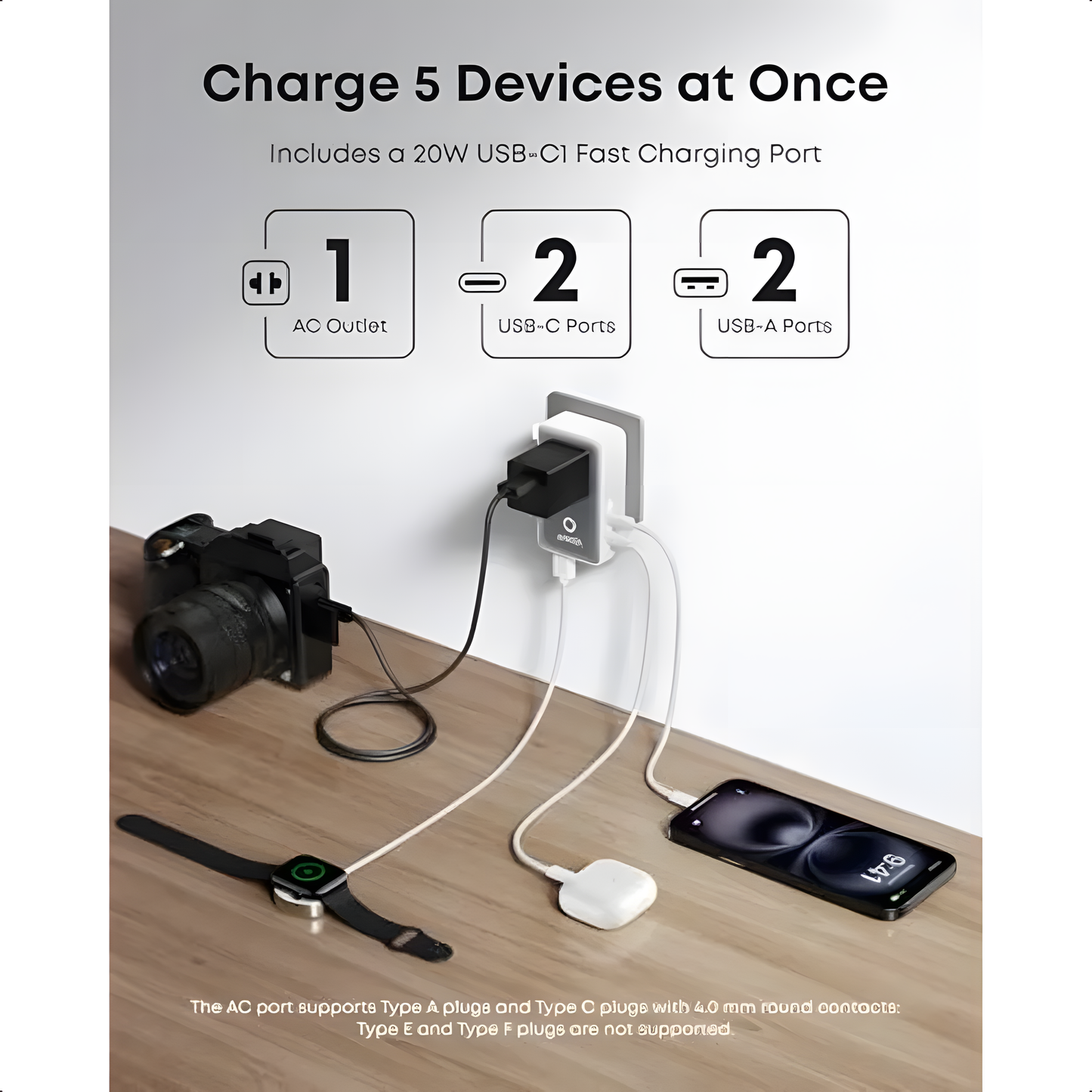 5 Port Power Adapter