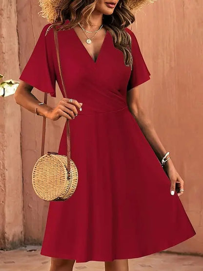 Elegant Wrap Dress