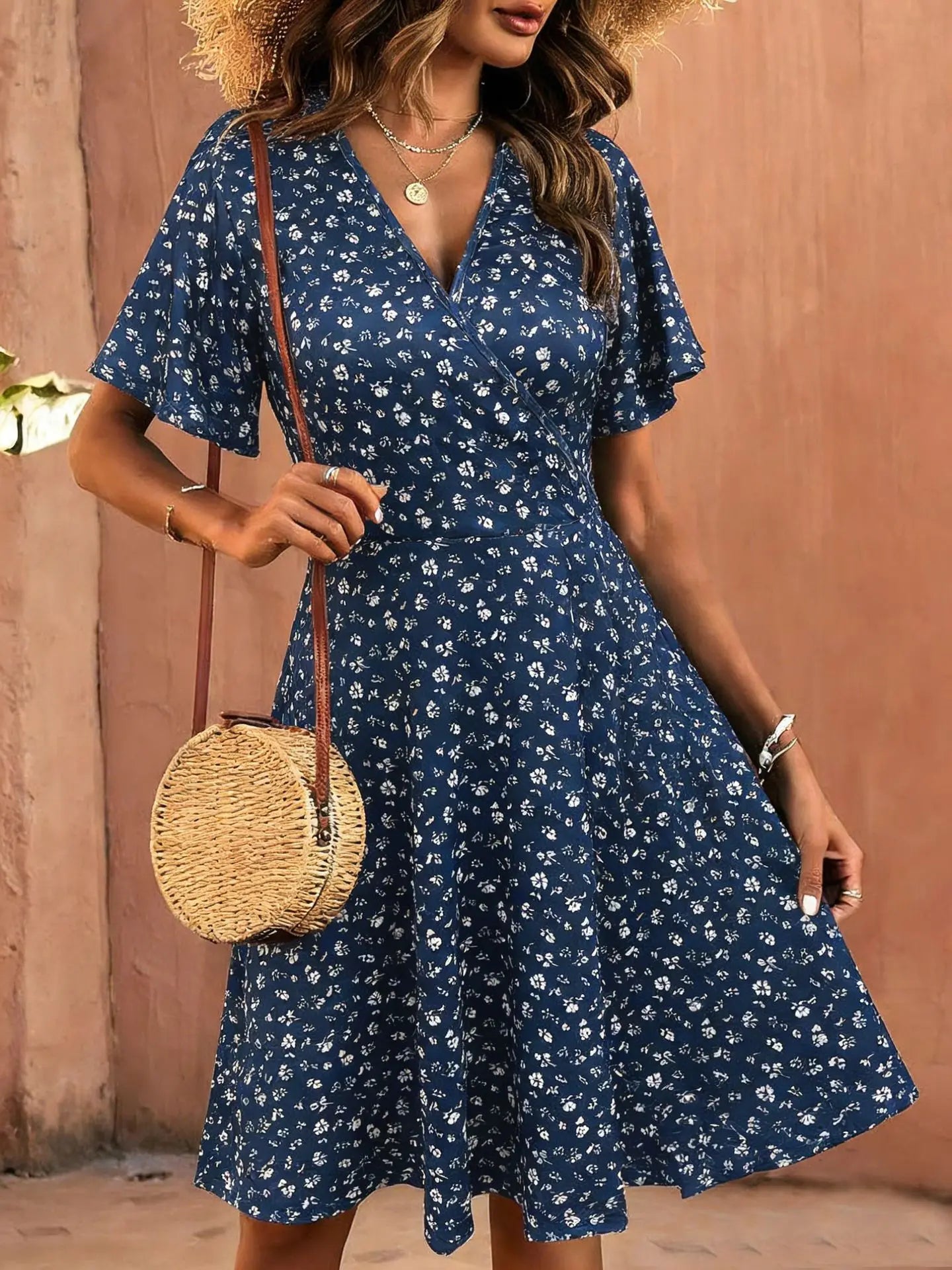 Elegant Wrap Dress