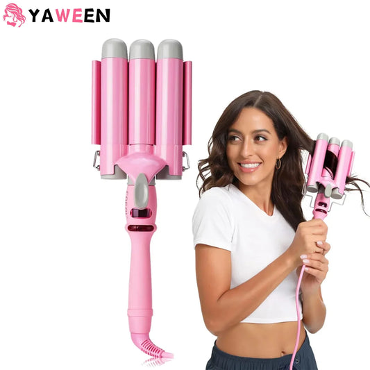 Curléa™ LCD Triple Barrel Curler