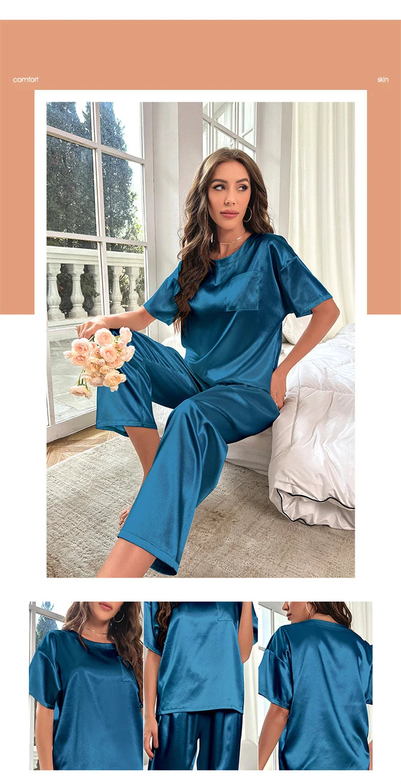 Luxury Silky Soft Satin Pajama Set