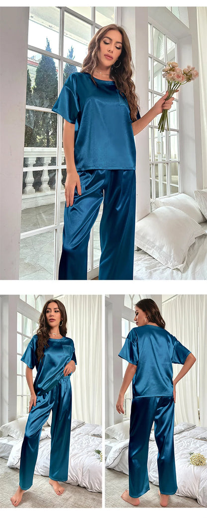 Luxury Silky Soft Satin Pajama Set