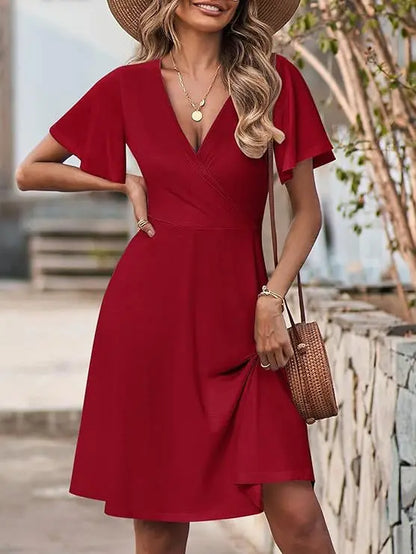 Elegant Wrap Dress