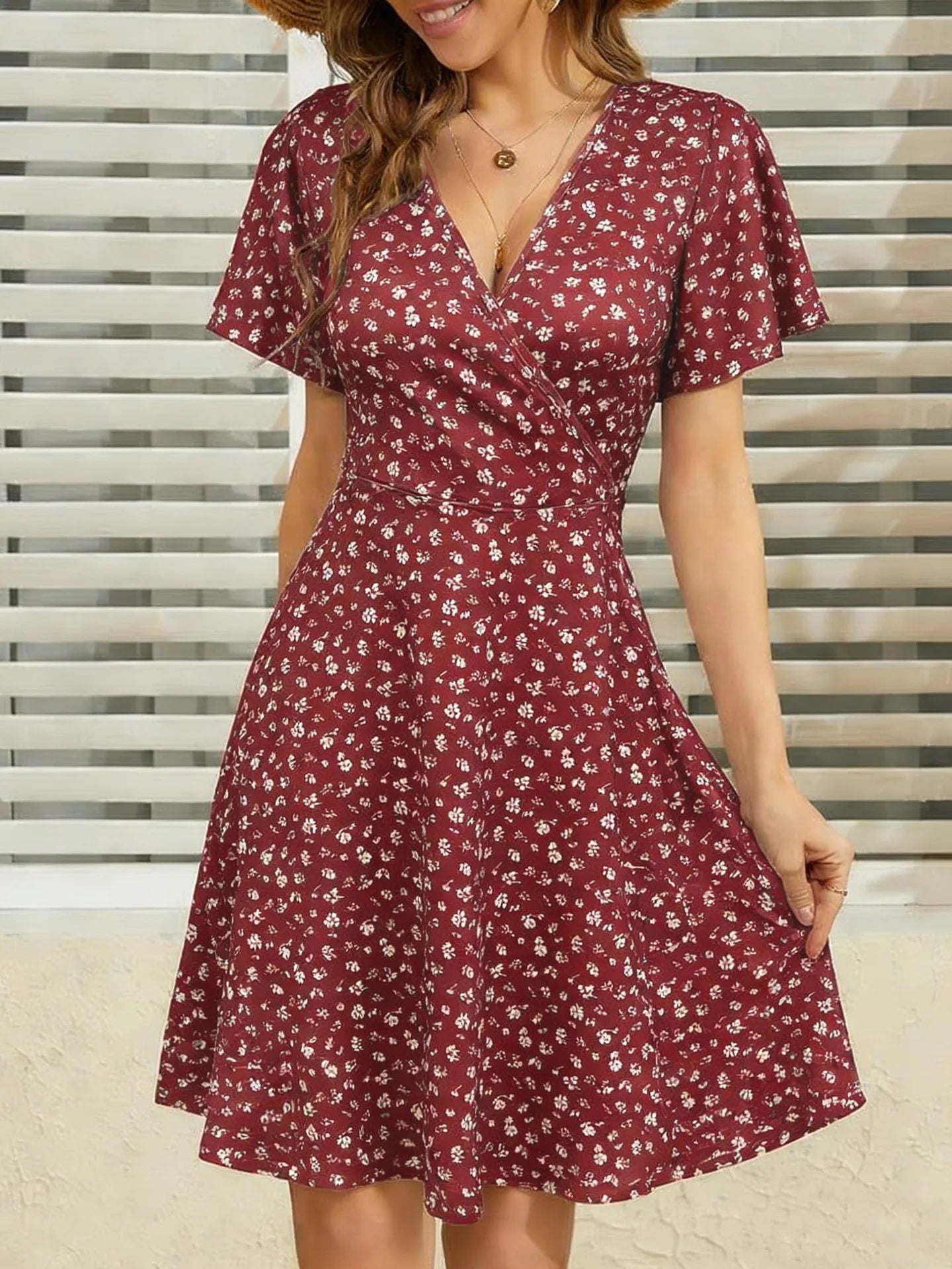 Elegant Wrap Dress