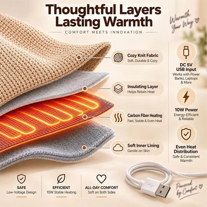 Heated Blanket Shawl