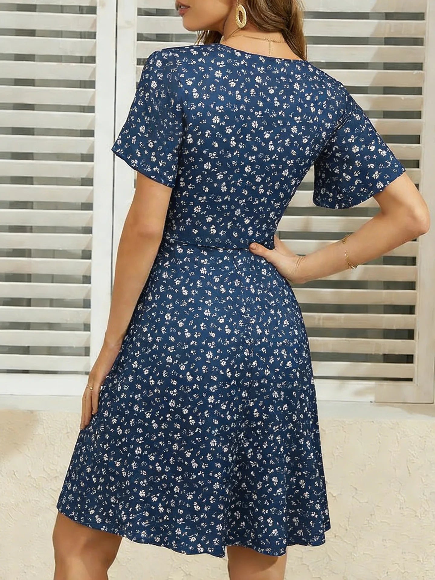 Elegant Wrap Dress