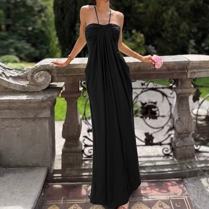 Women’s Off-Shoulder Pleated Dress