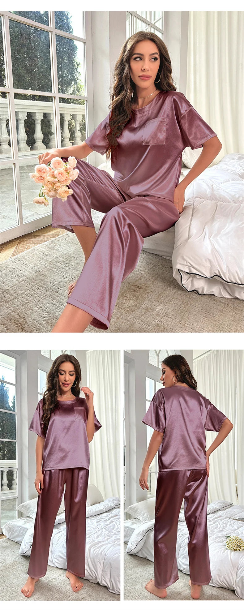 Luxury Silky Soft Satin Pajama Set