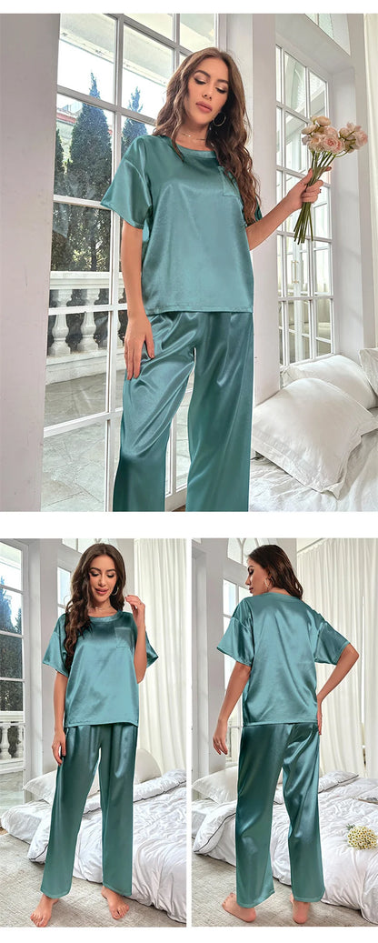 Luxury Silky Soft Satin Pajama Set