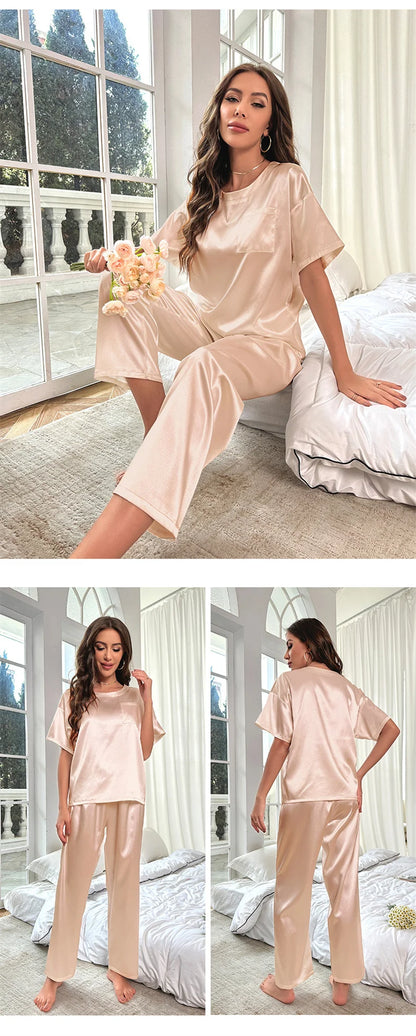 Luxury Silky Soft Satin Pajama Set