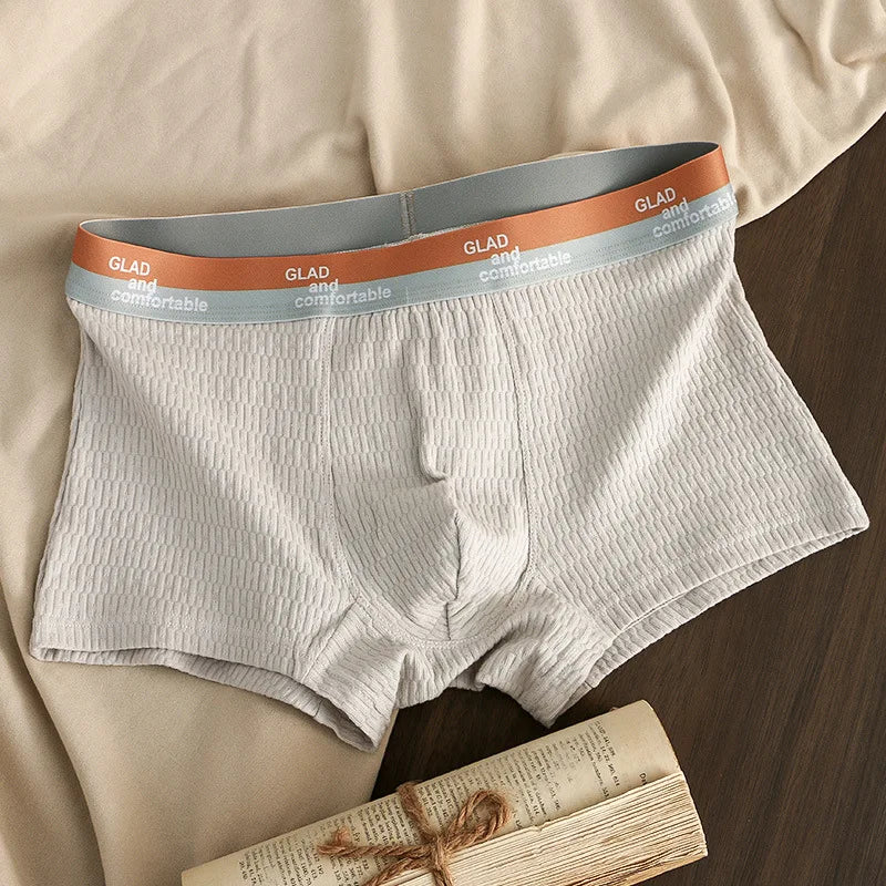 4 PCS - Pure Cotton -Men's Underwear