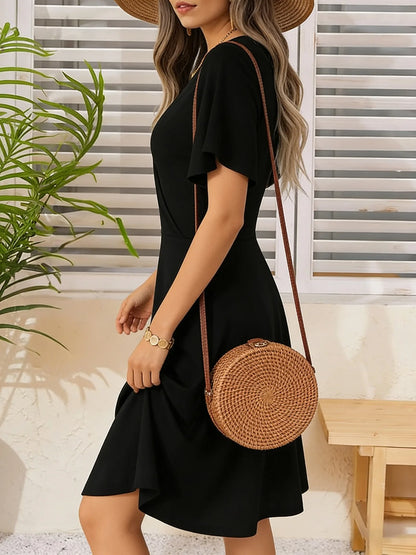 Elegant Wrap Dress