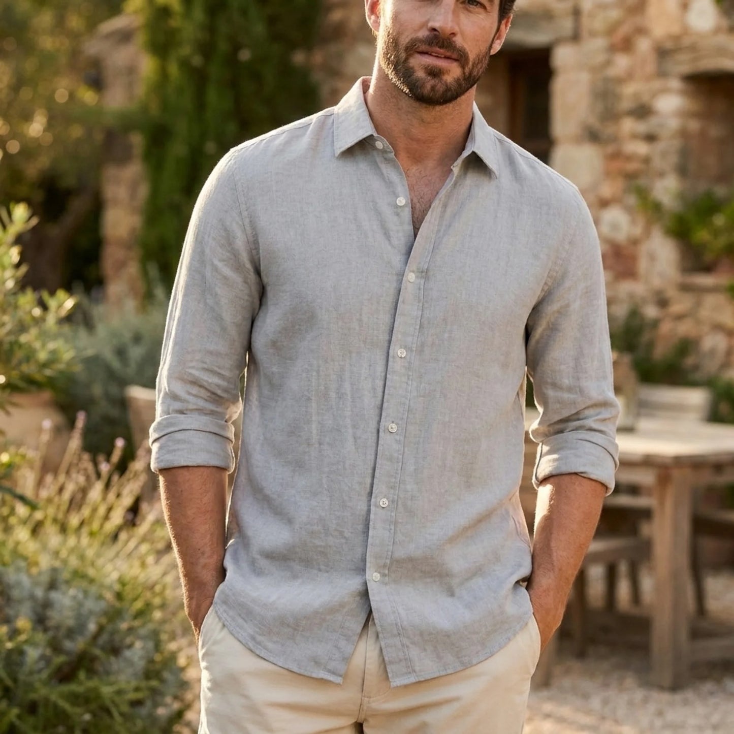 Ocean Drift Linen Shirt