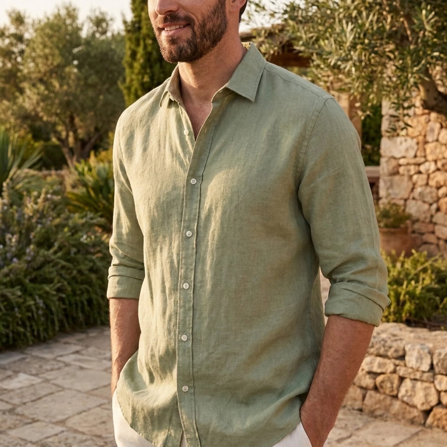 Ocean Drift Linen Shirt