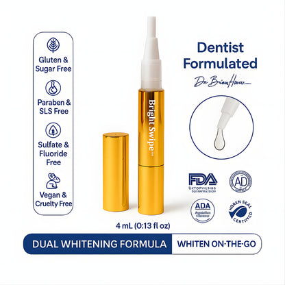 BrightSwipe™ Dual-Peroxide Formula & Xylitol